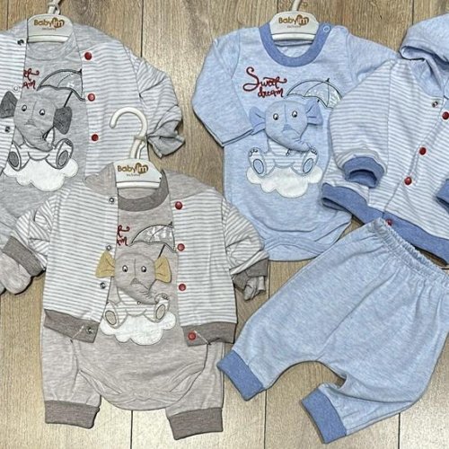 Костюм Baby Boom (0.3-0.9) BB18 l.grey (деми) Baby Boom BB18 l.grey