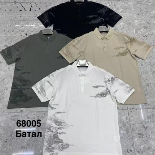 Футболка Minh (4XL-7XL) 68005 white (лето) Minh 68005 white