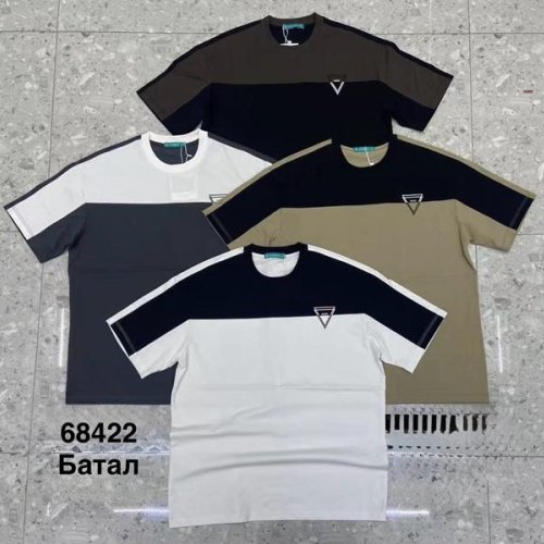 Футболка Minh (4XL-7XL) 68422 khaki (лето) Minh 68422 khaki