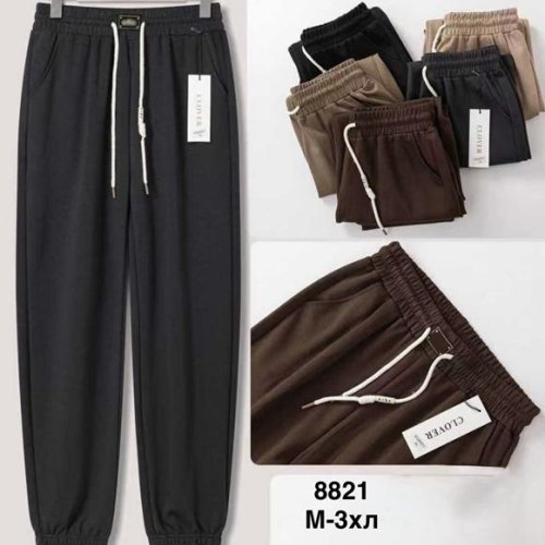 Штаны спорт Minh (M-3XL) 8821 brown (деми) Minh 8821 brown