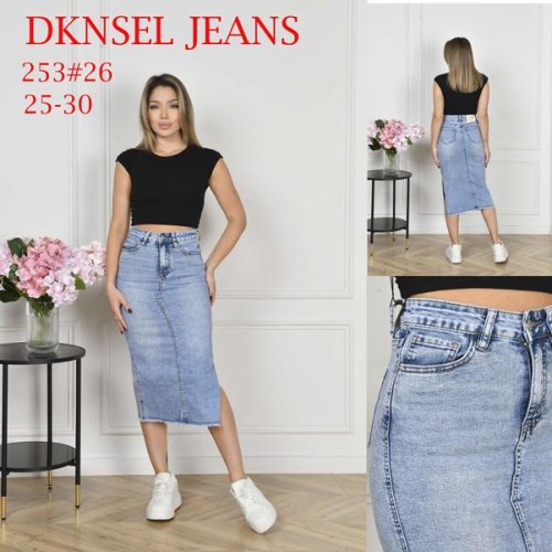 Юбка DKNSEL (25-30) 253 l.blue (лето) DKNSEL 253 l.blue