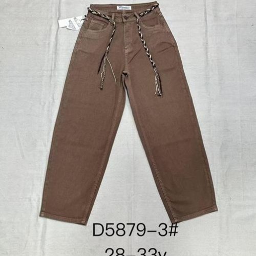 Джинсы DKNSEL (28-33) D5879-3 brown (деми) DKNSEL D5879-3 brown
