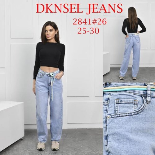 Джинсы DKNSEL (25-30) D2841 l.blue (деми) DKNSEL D2841 l.blue