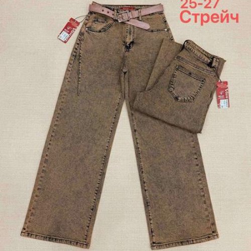 Джинсы Leen (25-27) F82183 brown (деми) Leen F82183 brown