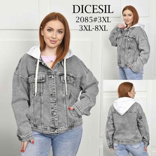 Куртка Leen (3XL-8XL) 2085 l.grey (деми) Leen 2085 l.grey