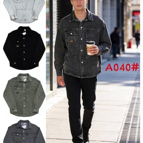 Рубашка Lina (M-3XL) A040 d.grey (деми) Lina A040 d.grey