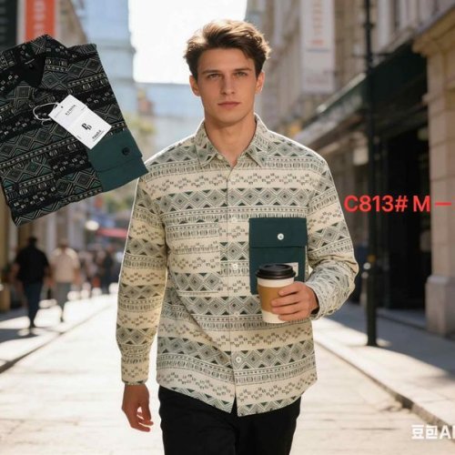 Рубашка Lina (M-3XL) C813 beige (деми) Lina C813 beige