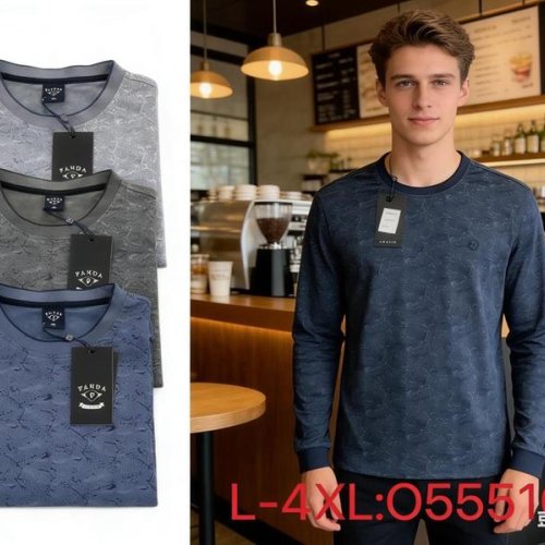 Свитер Lina (L-4XL) 055510 grey (деми) Lina 055510 grey