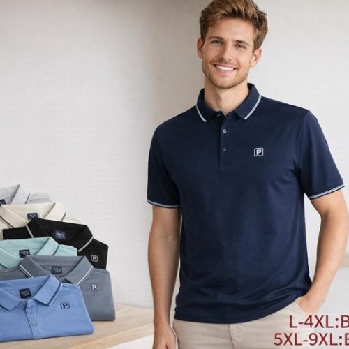 Футболка Lina (L-4XL) B52612 l.grey (лето) Lina B52612 l.grey