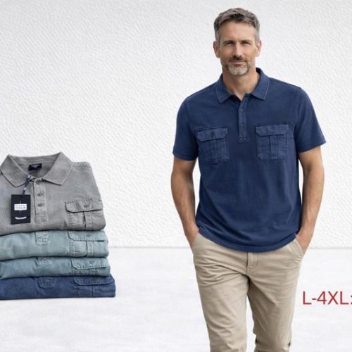 Футболка Lina (L-4XL) B52601 navy (лето) Lina B52601 navy