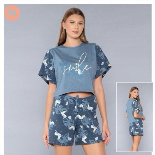 Пижама Trikotag (M-XL) 6799 d.grey (лето) Trikotag 6799 d.grey