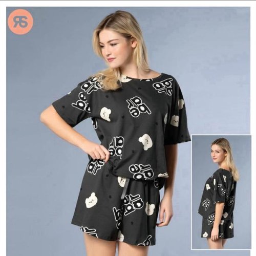 Пижама Trikotag (S-XL) 7047 d.grey (лето) Trikotag 7047 d.grey