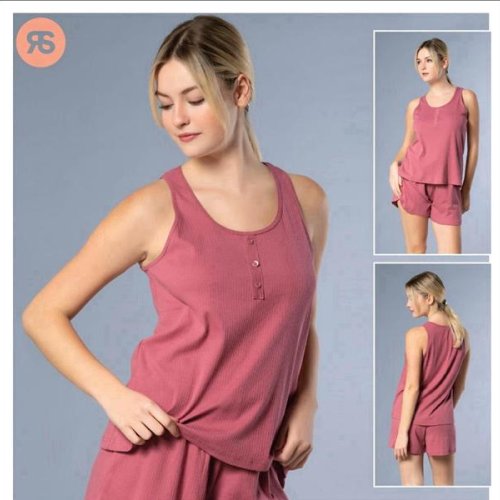 Пижама Trikotag (M-XL) 7127 pink (лето) Trikotag 7127 pink
