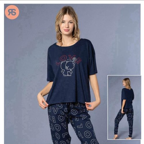 Пижама Trikotag (S-XL) 6933 navy (деми) Trikotag 6933 navy