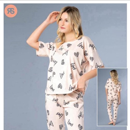 Пижама Trikotag (S-XL) 7031 apricot (деми) Trikotag 7031 apricot