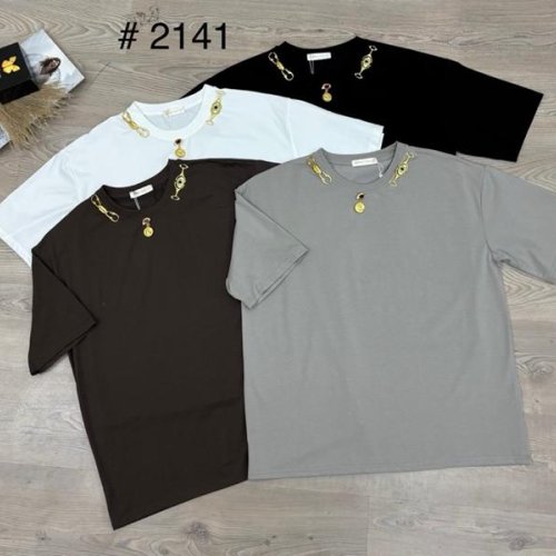 Футболка Nefertiti (44-48) 2141 white (лето) Nefertiti 2141 white