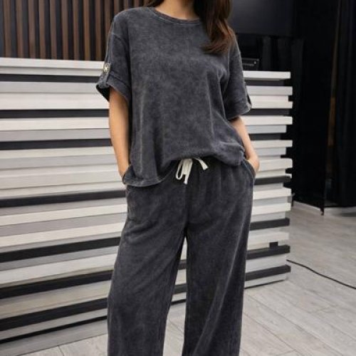 Костюм спорт Nefertiti (M-XL) 26070 grey (лето) Nefertiti 26070 grey