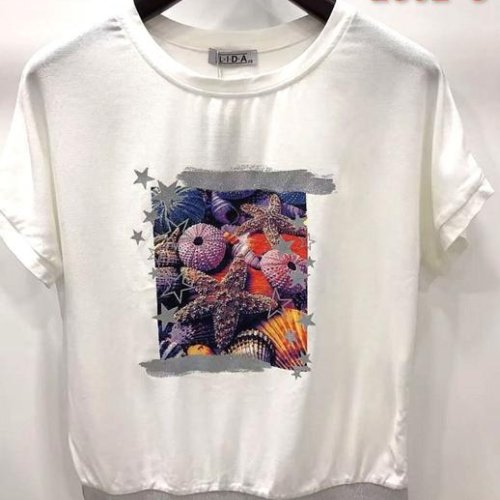 Футболка Nefertiti (52-62) 2802-3 white (лето) Nefertiti 2802-3 white