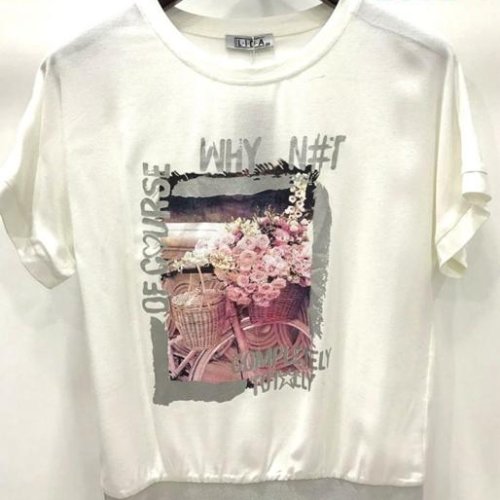 Футболка Nefertiti (52-62) 2802-9 white (лето) Nefertiti 2802-9 white