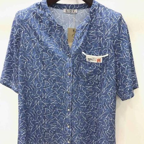 Рубашка Nefertiti (52-62) 2863 blue (лето) Nefertiti 2863 blue