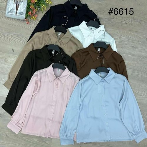 Рубашка Nefertiti (44-48) 6615 khaki (деми) Nefertiti 6615 khaki