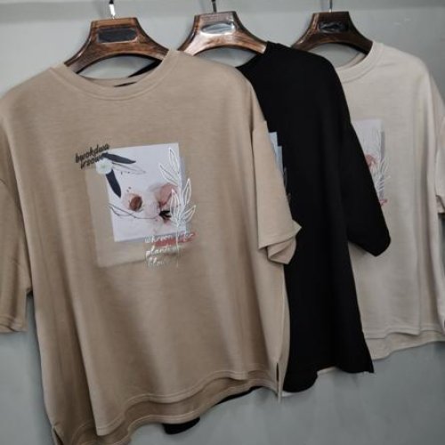 Футболка Nefertiti (one size) 7077 brown (лето) Nefertiti 7077 brown