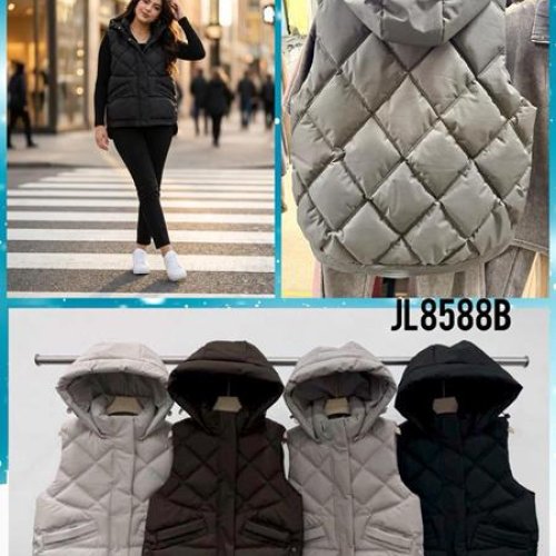 Жилетка Nefertiti (50-58) 8588B beige (деми) Nefertiti 8588B beige