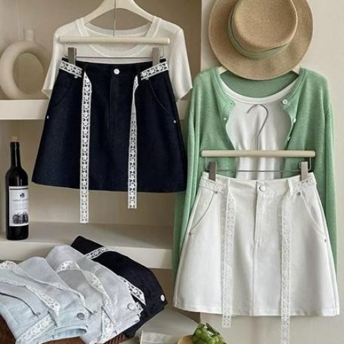 Юбка Nefertiti (S-XL) 9532 l.grey (лето) Nefertiti 9532 l.grey