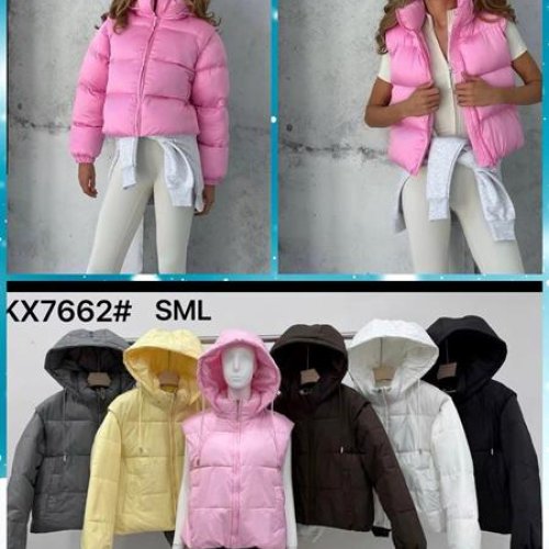 Куртка Nefertiti (S-L) KX7662 pink (деми) Nefertiti KX7662 pink