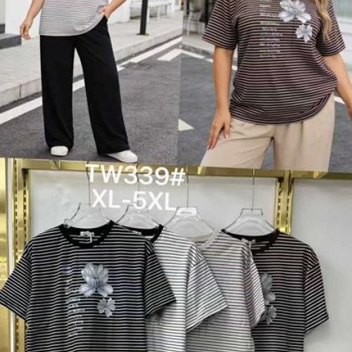 Футболка Nefertiti (52-60) TW339 brown (лето) Nefertiti TW339 brown