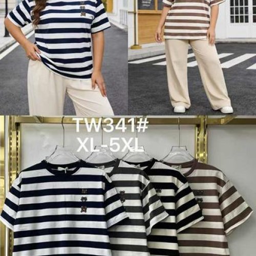 Футболка Nefertiti (52-60) TW341 brown (лето) Nefertiti TW341 brown