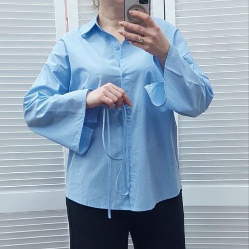 Рубашка Nefertiti (one size) 9958 l.blue (деми) Nefertiti 9958 l.blue