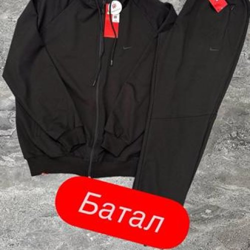 Костюм спорт Alex Clothes (2XL-6XL) 13592 black (деми) Alex Clothes 13592 black