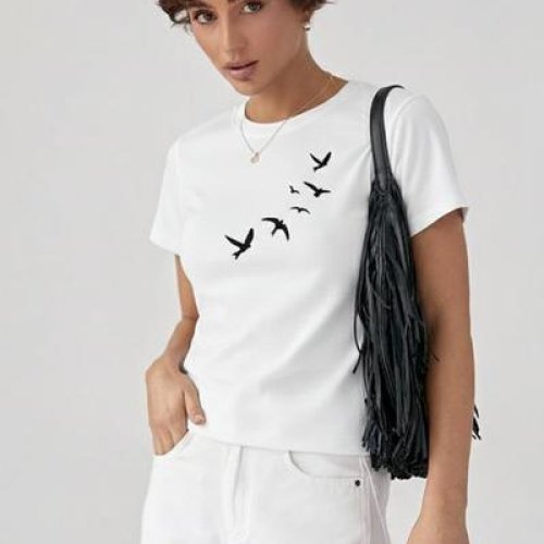 Футболка IRAopt (S-L) IR140 white (лето) IRAopt IR140 white