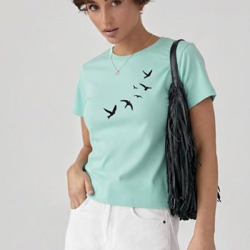 Футболка IRAopt (S-L) IR142 mint (лето) IRAopt IR142 mint