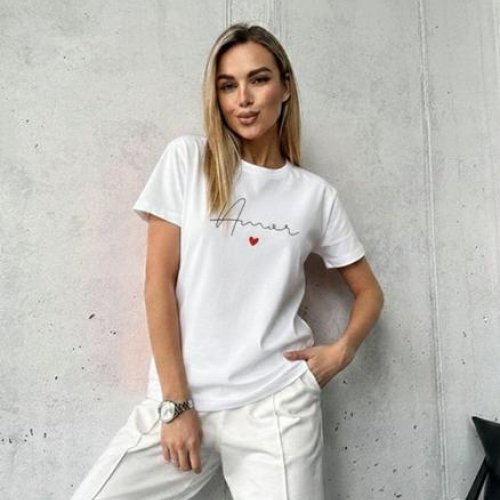 Футболка IRAopt (S-L) IR153 white (лето) IRAopt IR153 white