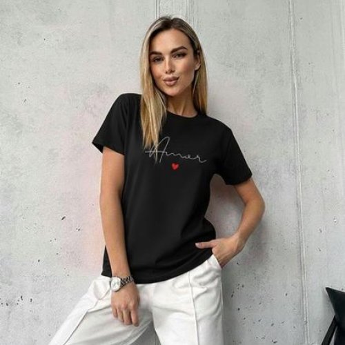 Футболка IRAopt (S-L) IR154 black (лето) IRAopt IR154 black