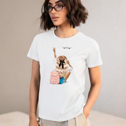 Футболка IRAopt (S-L) IR159 white (лето) IRAopt IR159 white