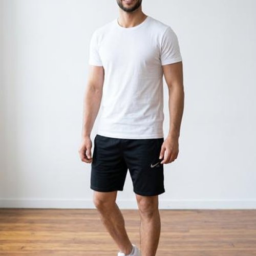 Шорты Sport style (56-64) 002-1 black (лето) Sport style 002-1 black