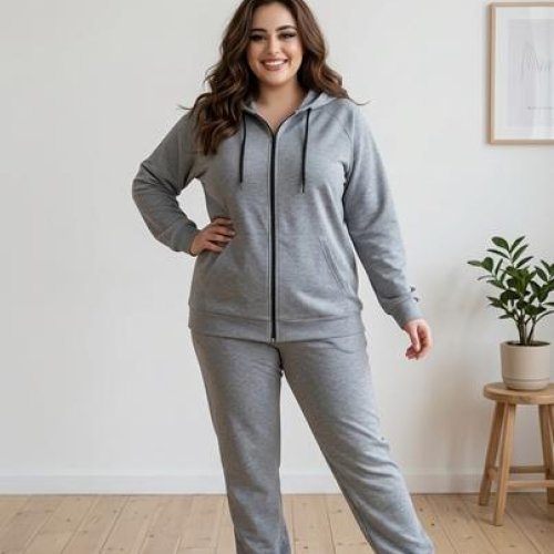 Костюм спорт Sport style (3XL-6XL) 12 grey (деми) Sport style 12 grey
