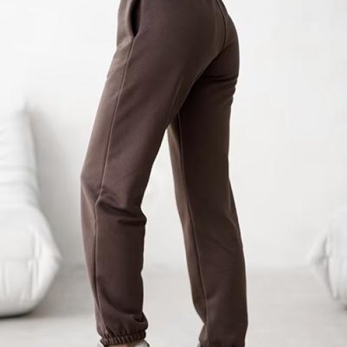 Штаны спорт ALIA (52-60) AL19 brown (деми) ALIA AL19 brown