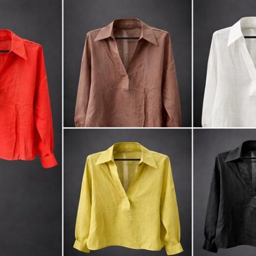 Рубашка Style Nadezhda (one size) 3952 brown (деми) Style Nadezhda 3952 brown