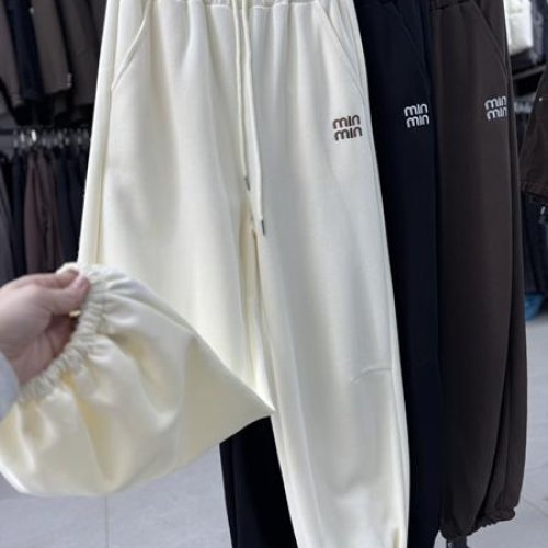 Штаны спорт Style Nadezhda (S-L) SN342 white (деми) Style Nadezhda SN342 white