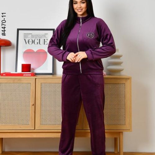 Костюм спорт OdesaOpt (48-52) 4470-11 purple (деми) OdesaOpt 4470-11 purple
