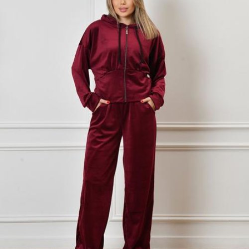 Костюм спорт OdesaOpt (44-50) 7520-14 wine (деми) OdesaOpt 7520-14 wine