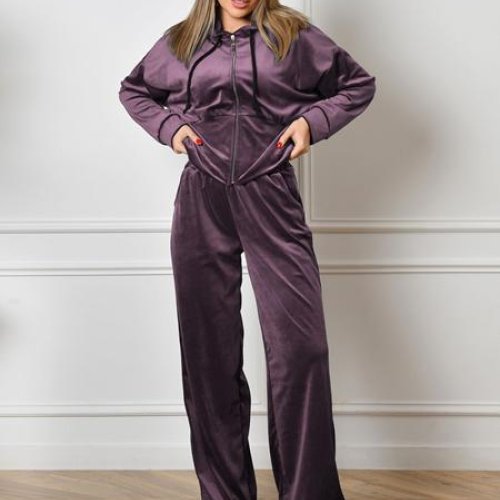 Костюм спорт OdesaOpt (44-50) 7520-21 purple (деми) OdesaOpt 7520-21 purple