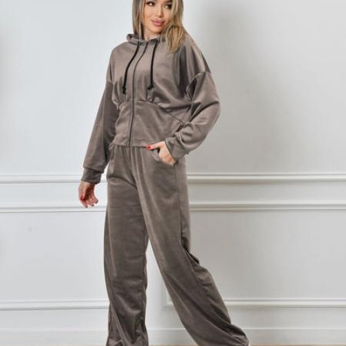 Костюм спорт OdesaOpt (44-50) 7520-23 beige (деми) OdesaOpt 7520-23 beige