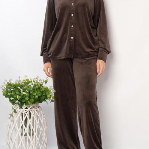 Костюм спорт OdesaOpt (44-50) 7827-19 brown (деми) OdesaOpt 7827-19 brown