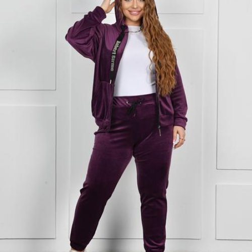 Костюм спорт OdesaOpt (54-60) 8668-12 purple (деми) OdesaOpt 8668-12 purple