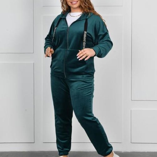 Костюм спорт OdesaOpt (54-60) 8668-2 green (деми) OdesaOpt 8668-2 green